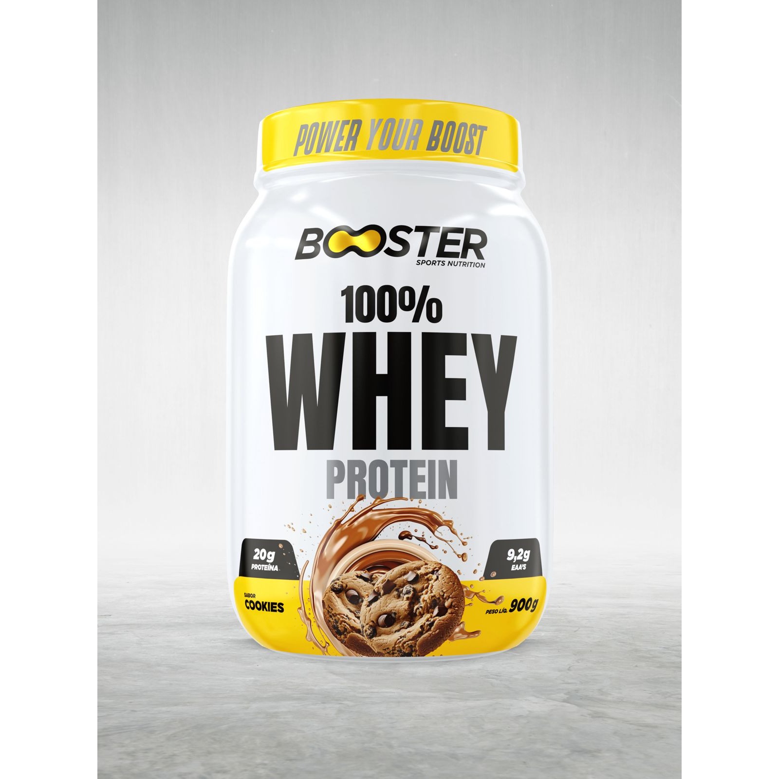 BOOSTER - 100% WHEY - 900g - COOKIES