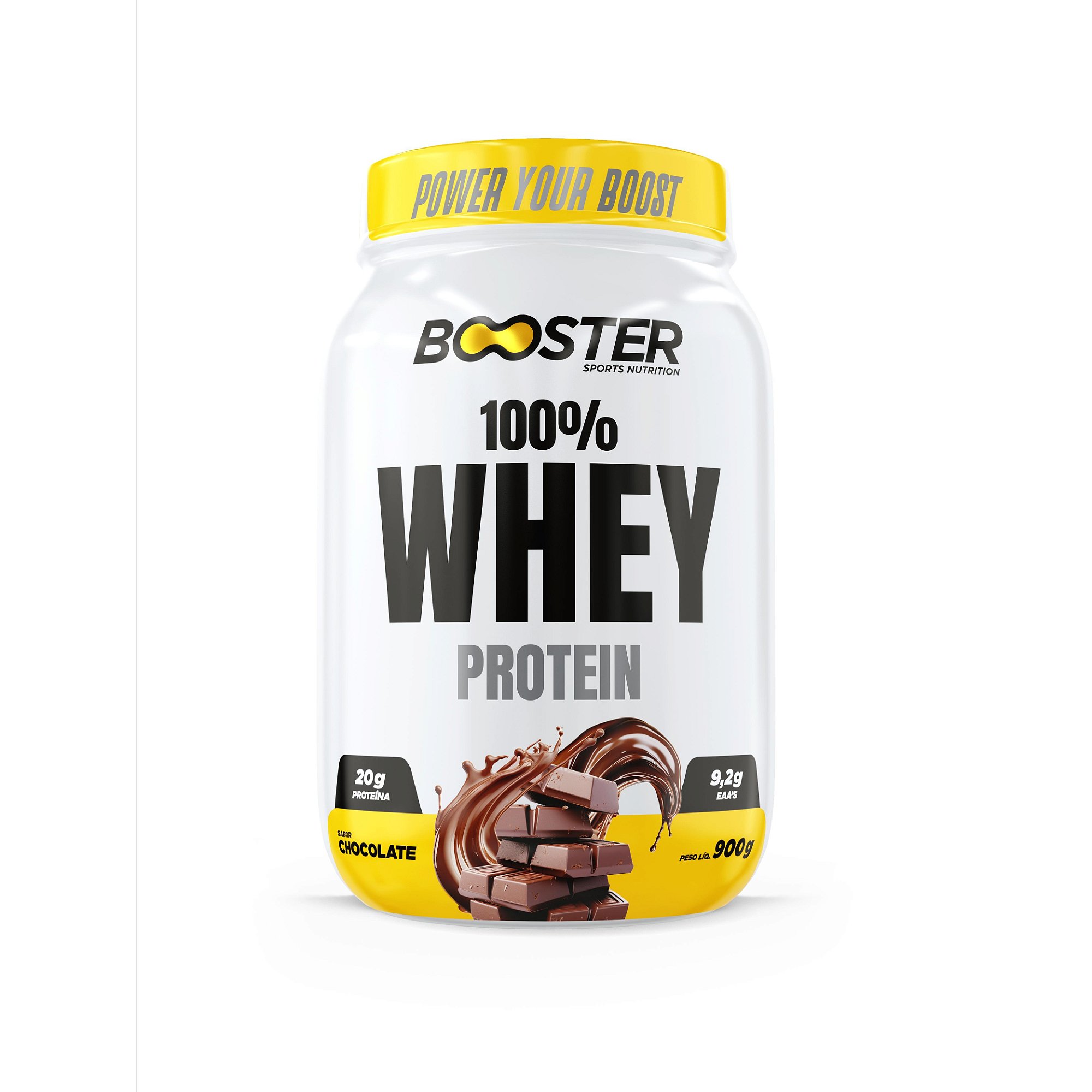 BOOSTER - 100% WHEY - 900g - CHOCOLATE