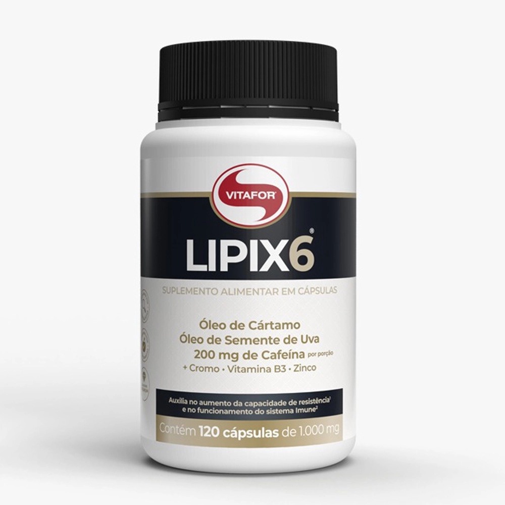 LIPIX 6 - 120 Cáps de 1000mg