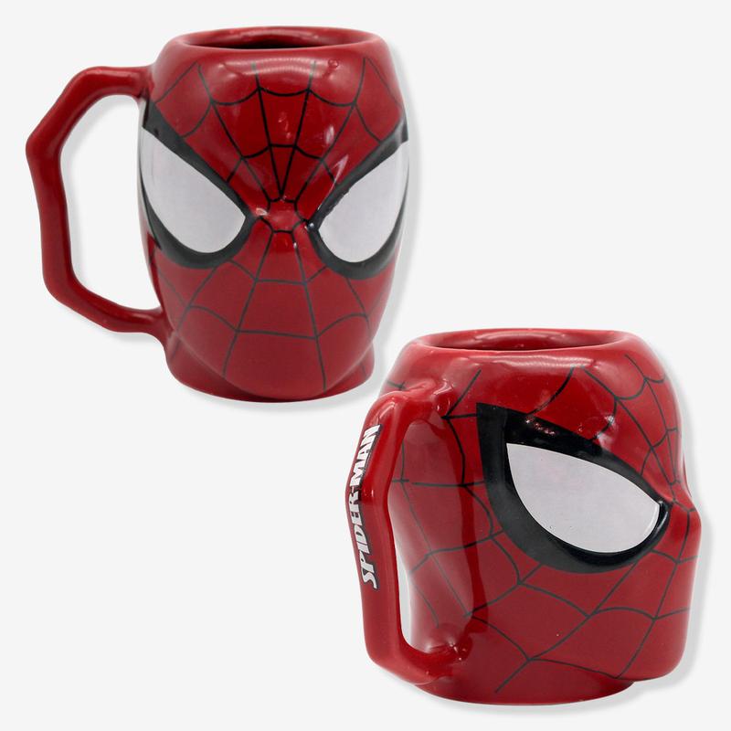 CANECA FORMATO 3D 400ML SPIDER MAN