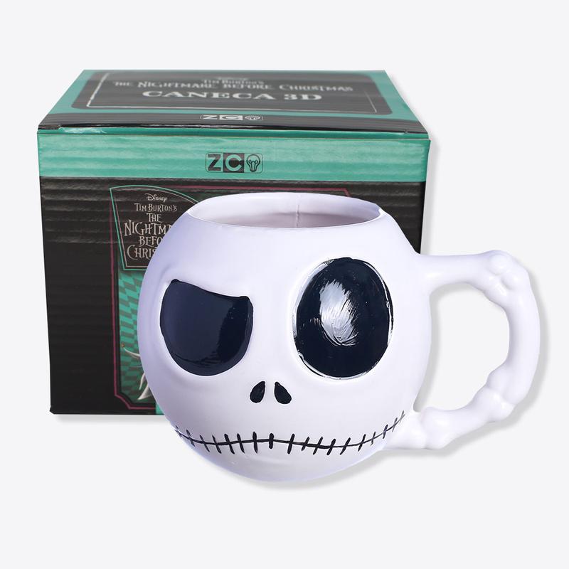 CANECA FORMATO 3D 450ML JACK SKELLINGTON