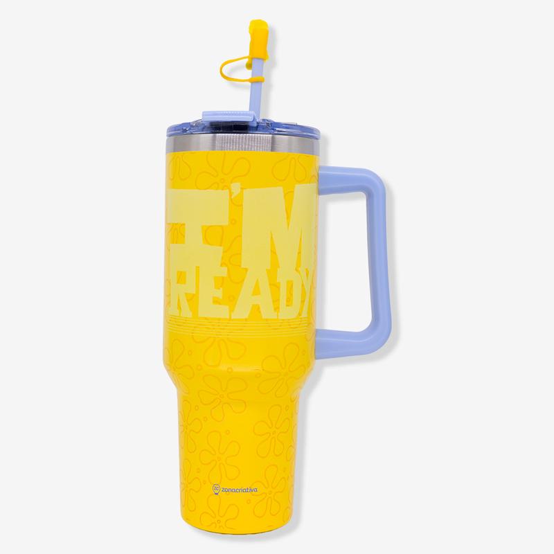 CANECAO TUMBLER C/PINGENTE 1,15LT BOB ESPONJA IM READY