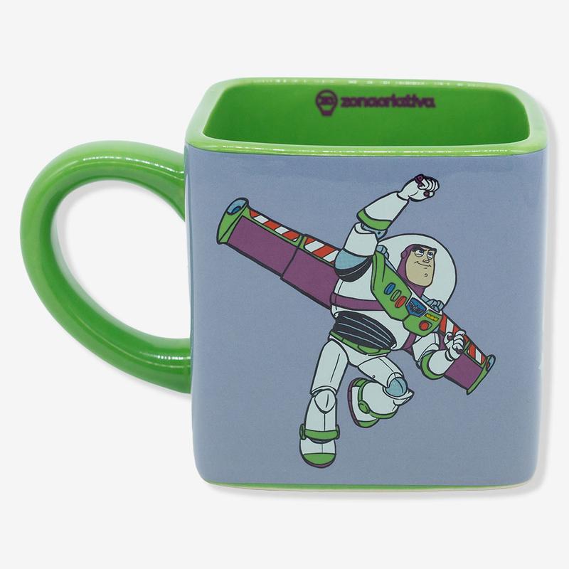 CANECA CUBO 300ML BUZZ LIGHTYEAR FOGUETE