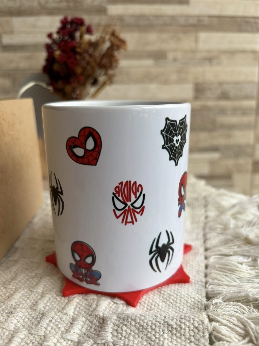 Kit caneca homem aranha
