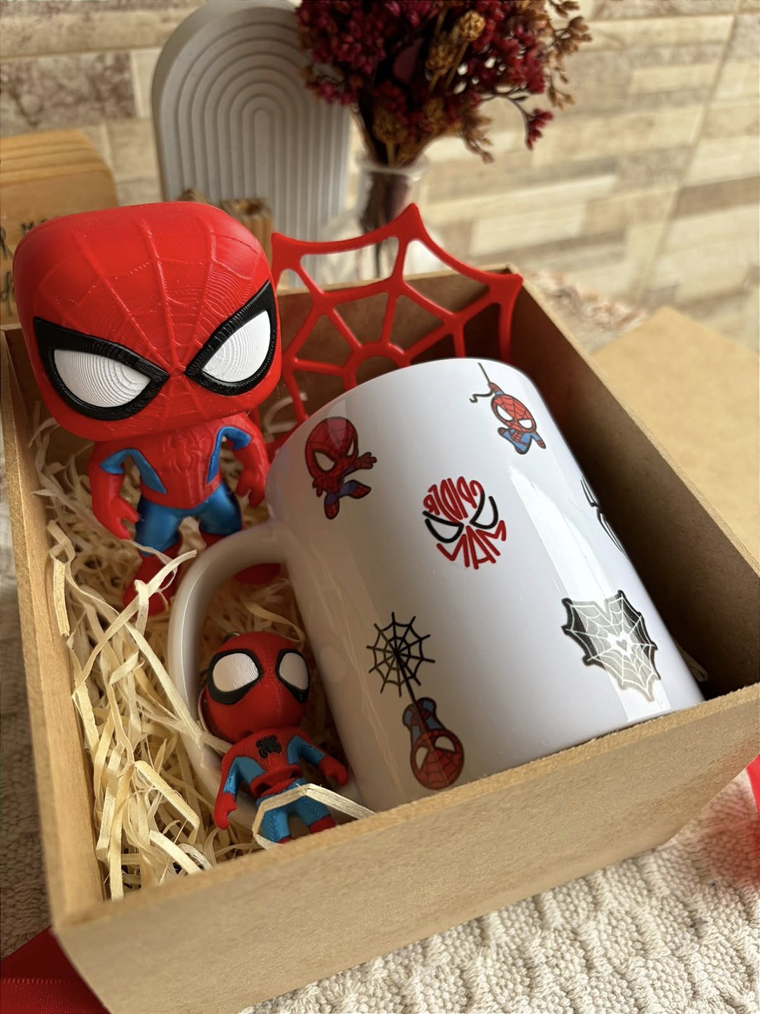 Kit caneca homem aranha