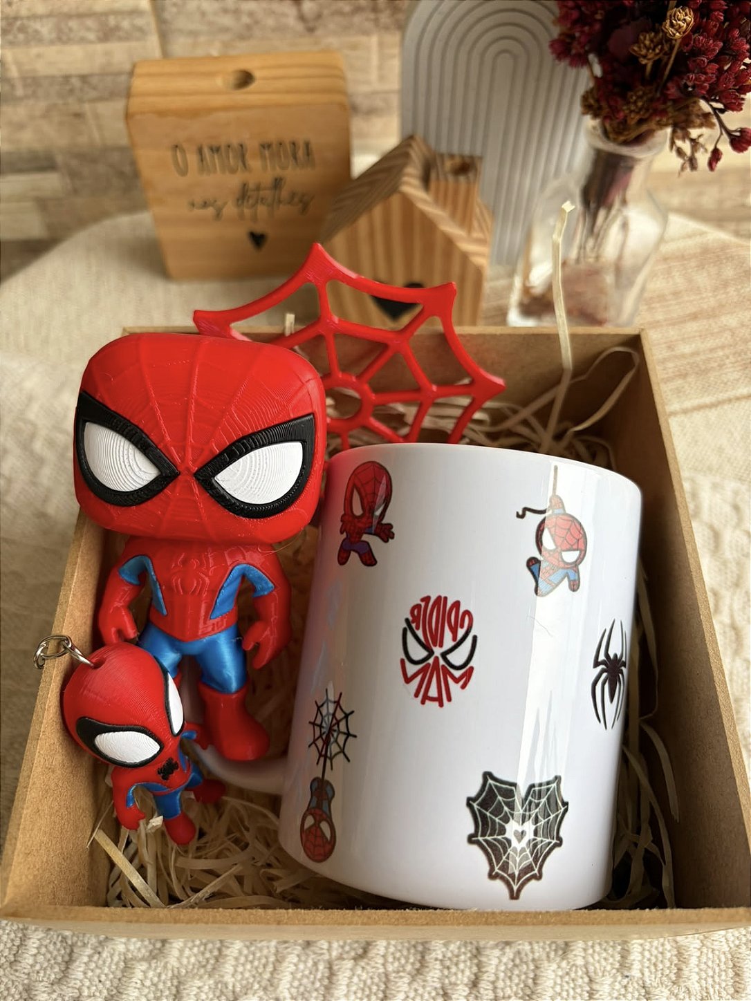 Kit caneca homem aranha