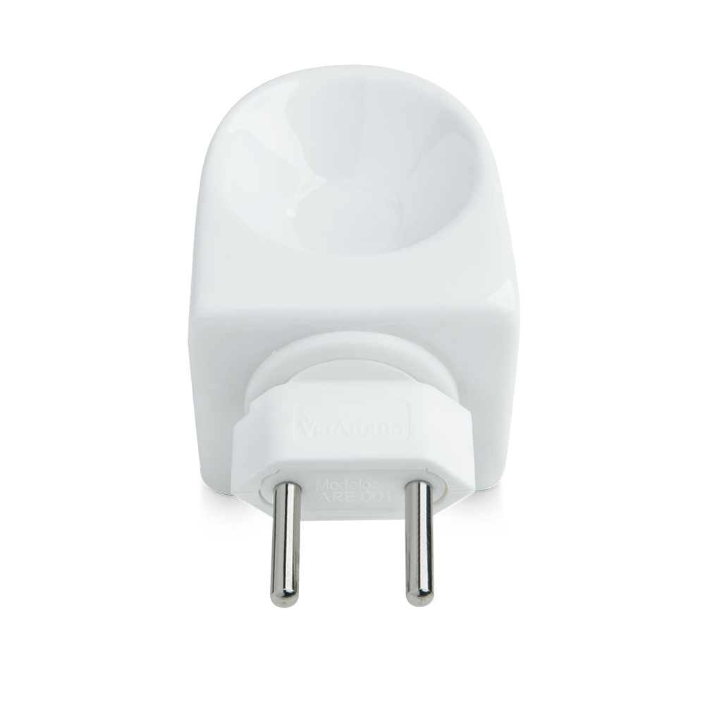 Difusor Aromarizador Elétrico Via Aroma Original Porcelana