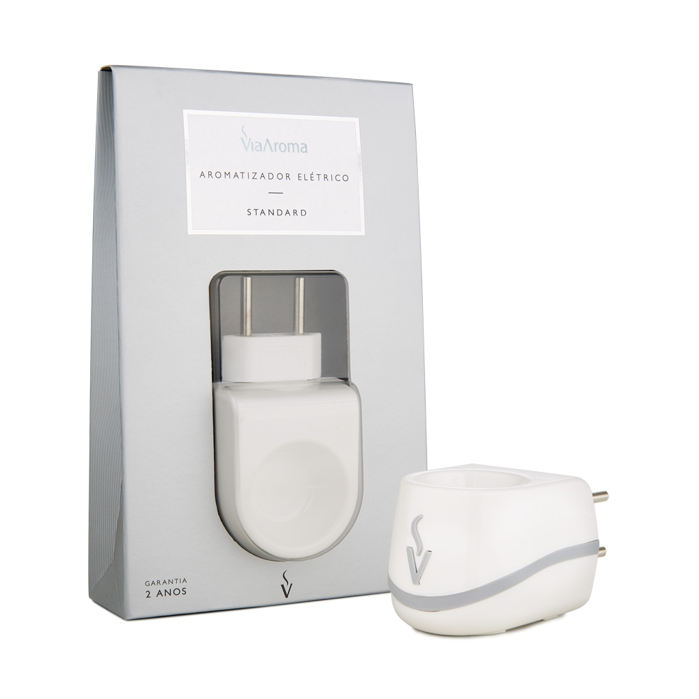 Difusor Aromarizador Elétrico Via Aroma Standart Branco