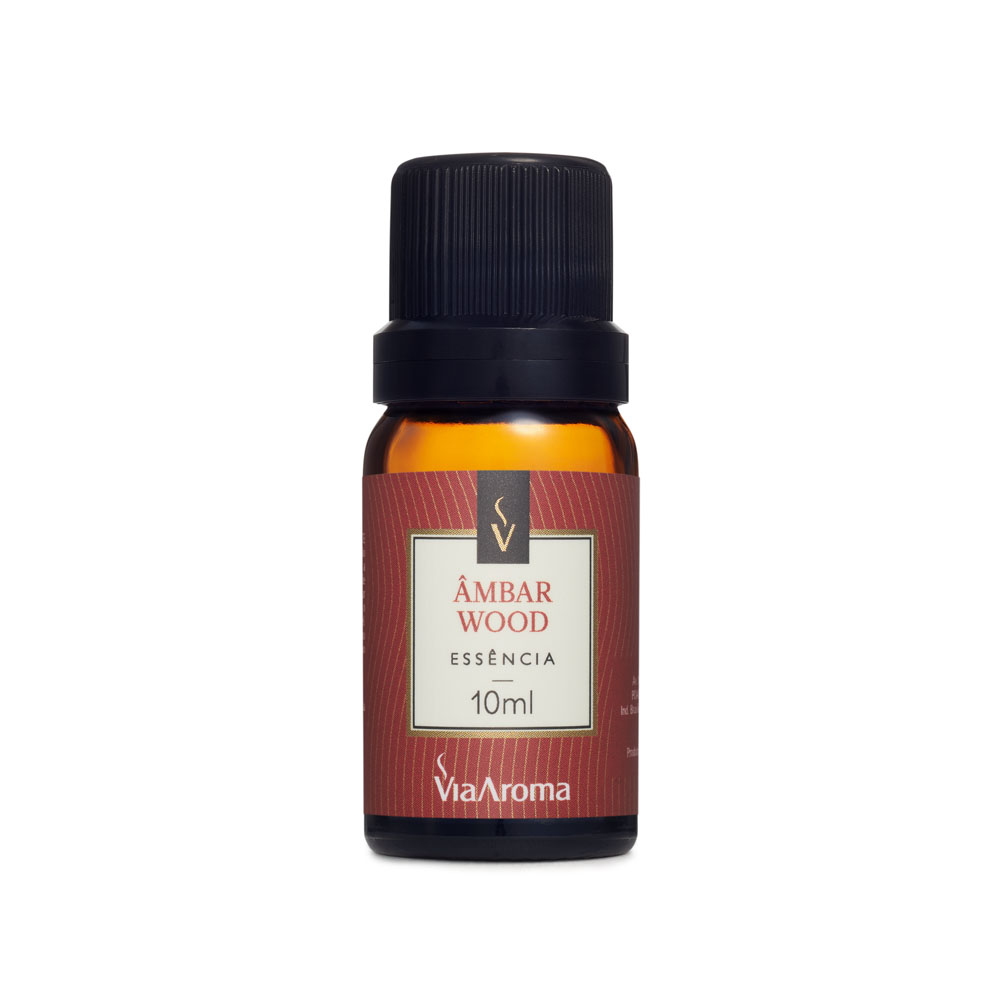 Essência Via Aroma 10Ml Classica Ambar Wood