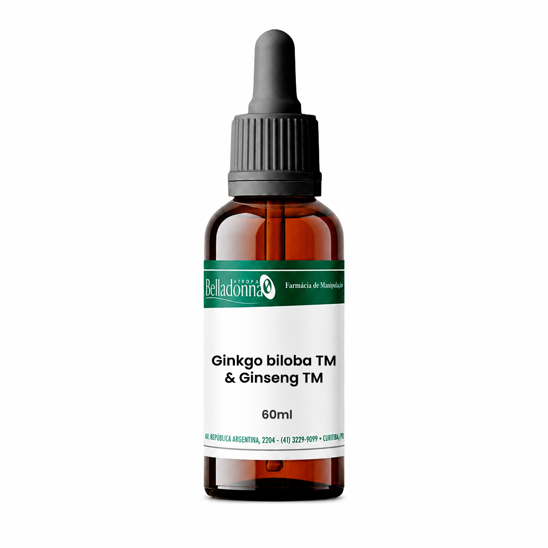 Composto Foco e Energia (Ginkgo biloba TM & Ginseng TM)