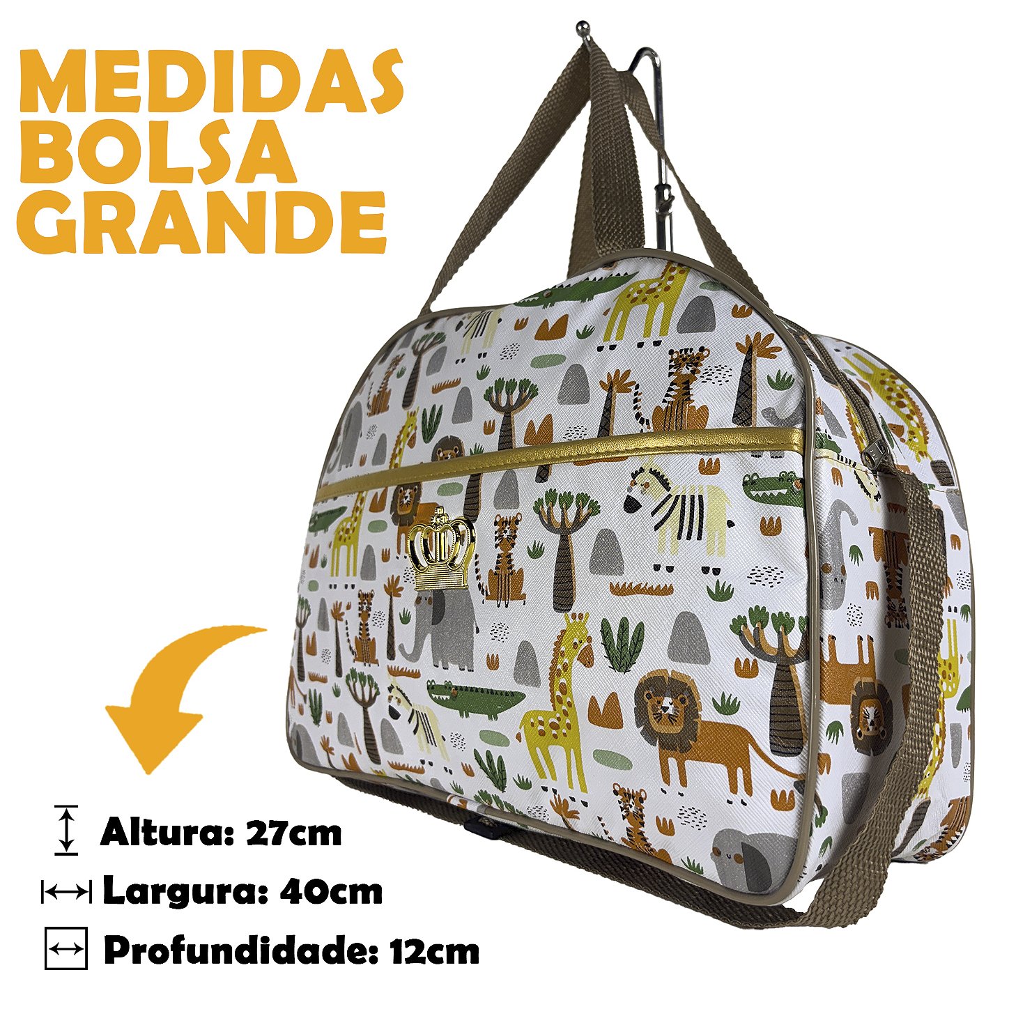 Kit Mala Bolsa Maternidade 2 Peças Vies - Safari