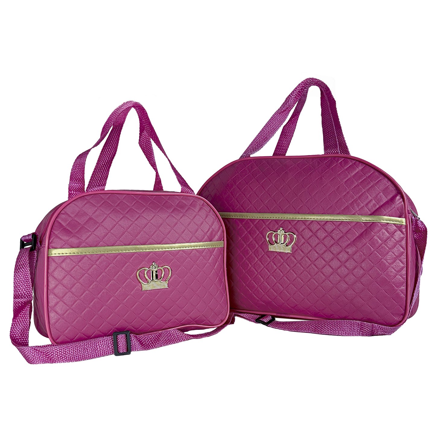 Kit 2 Bolsa Maternidade com Trocador de Bebê Dobravél - Pink