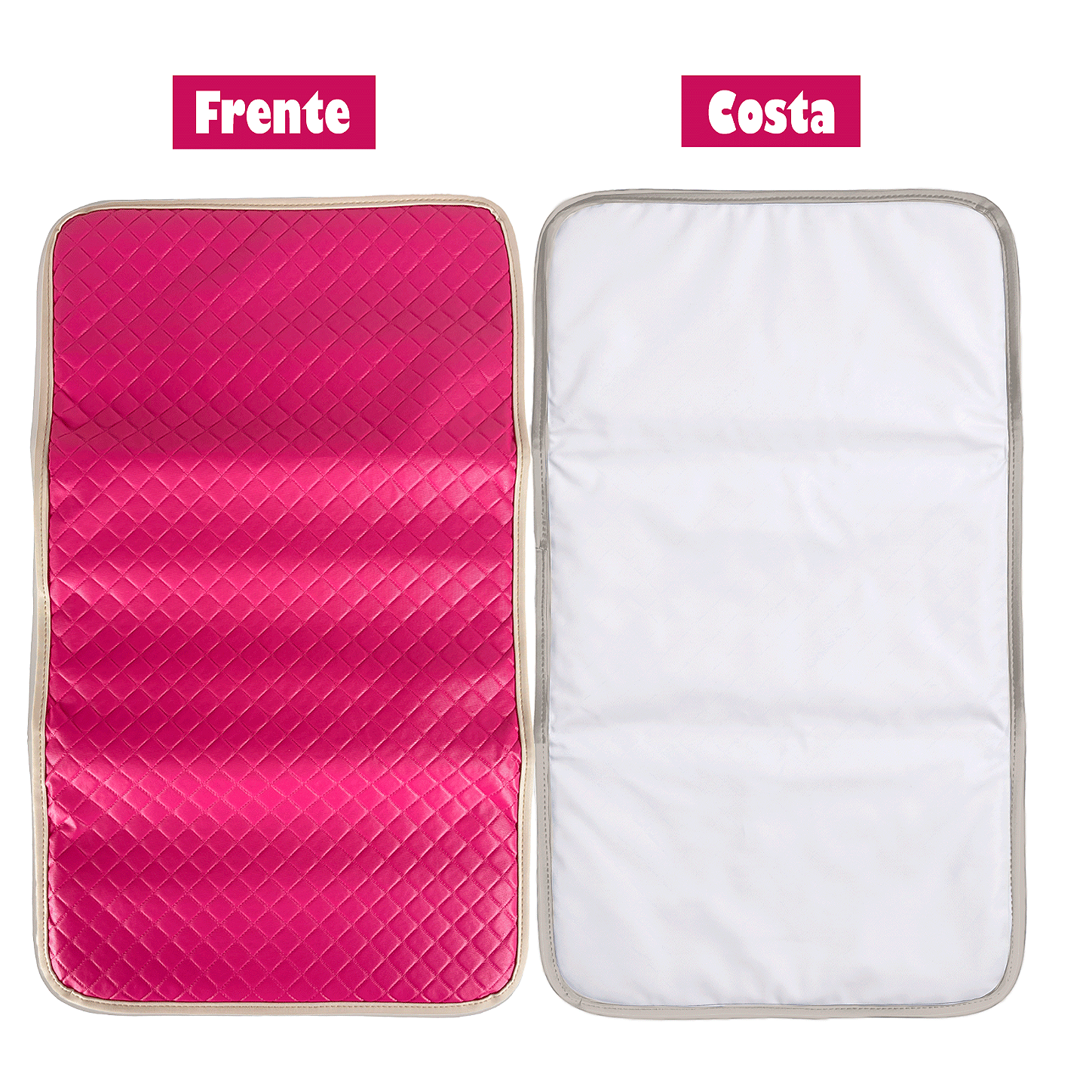 Kit 2 Bolsa Maternidade com Trocador de Bebê Dobravél - Pink