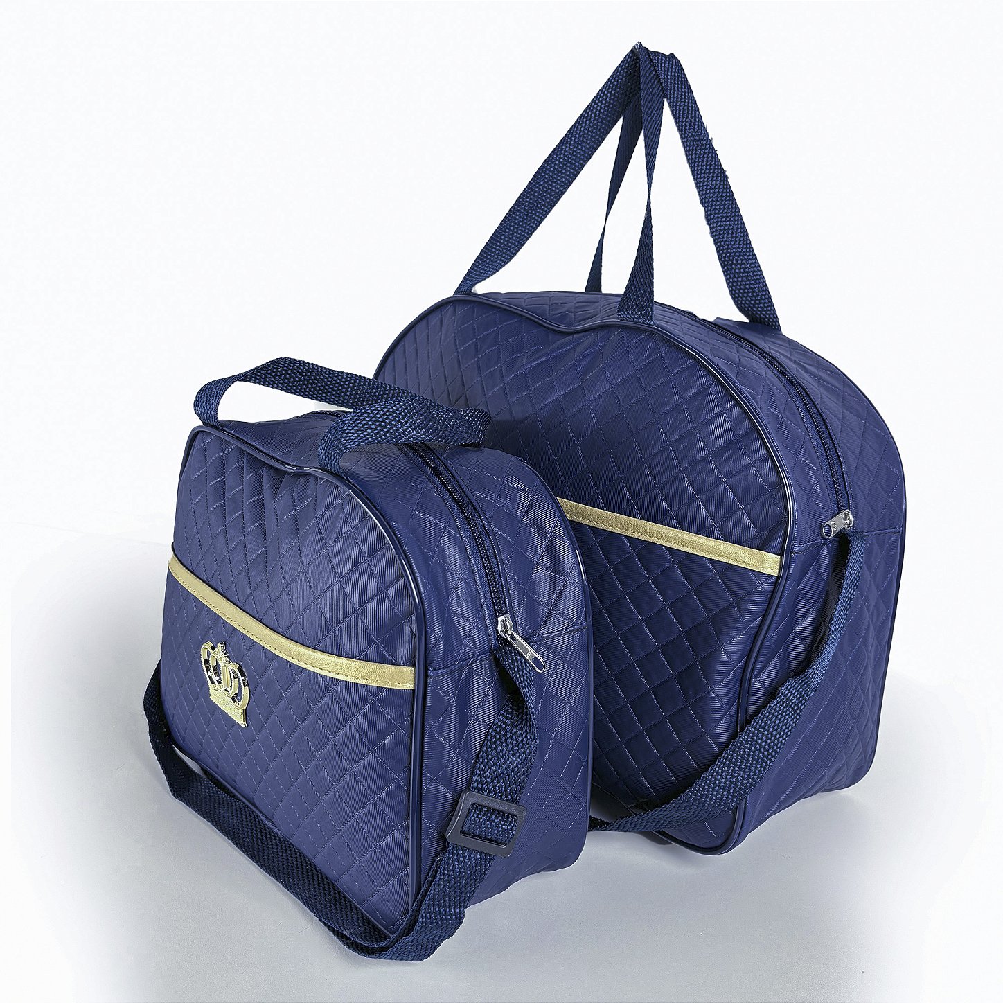 Kit 2 Bolsa Maternidade com Trocador de Bebê Dobravél - Azul Marinho