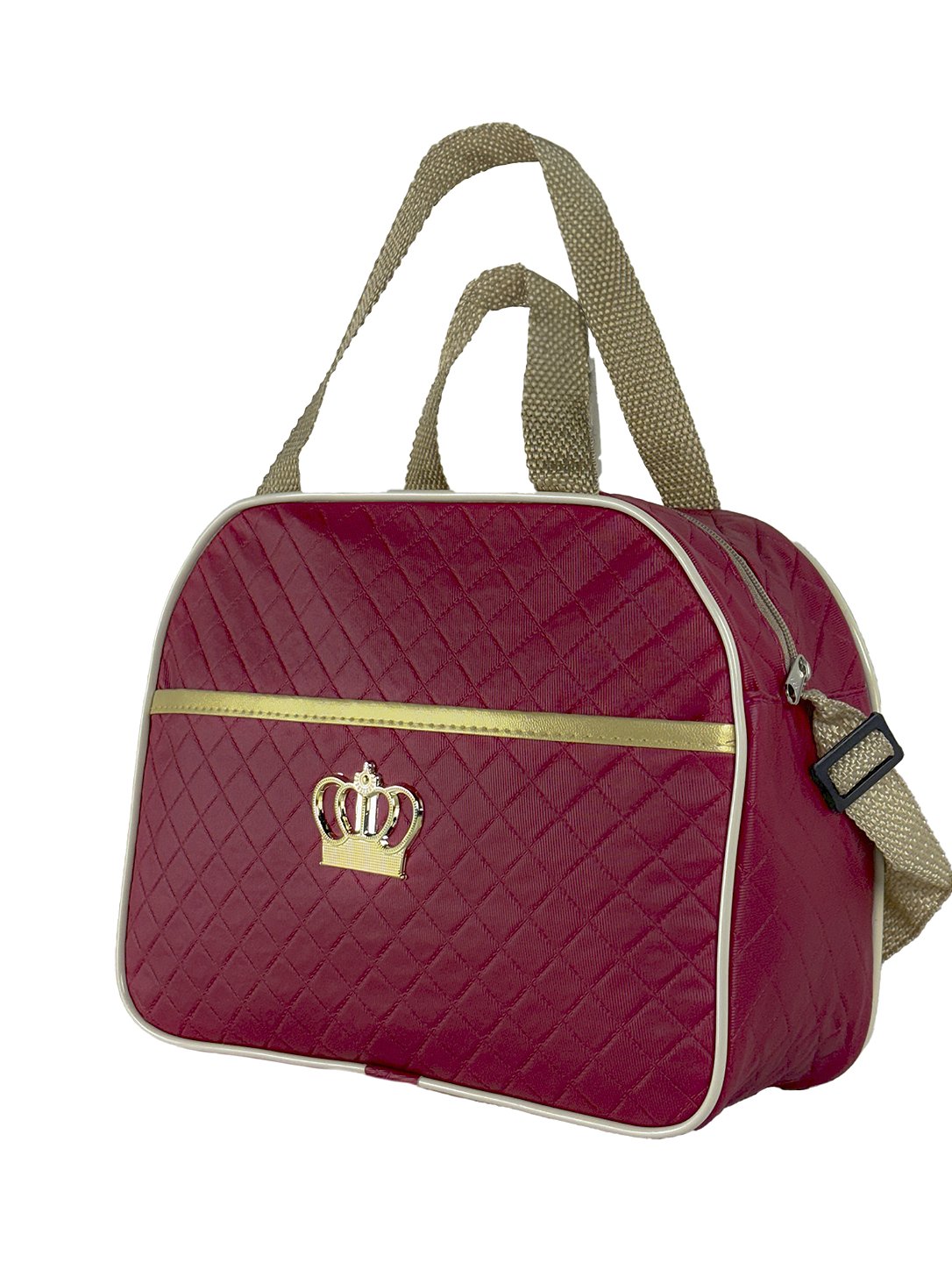 Kit Mala Bolsa Maternidade 3 Peças – Mala Grande, Mala Média e Mochila Vermelho