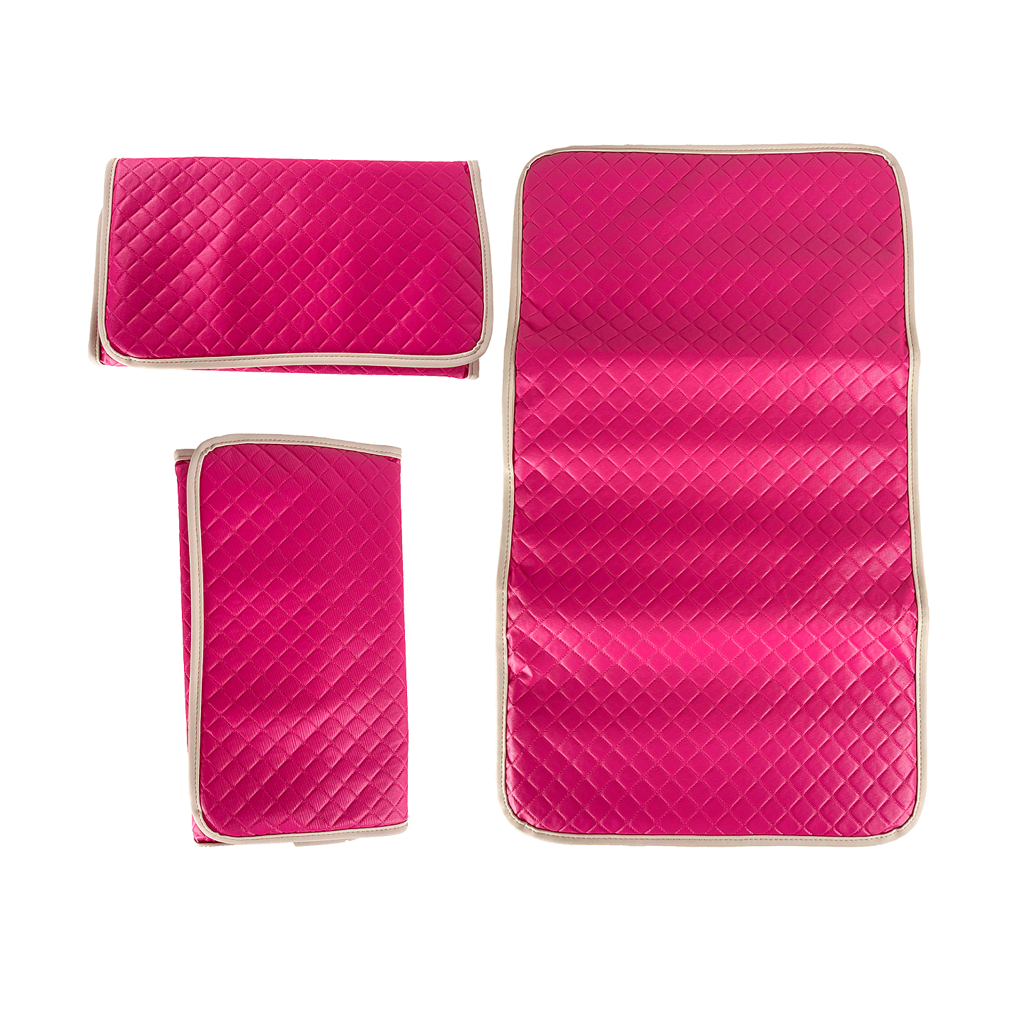 Trocador Portatil Para Bebê Acolchoado impermeável Dobravél - Pink