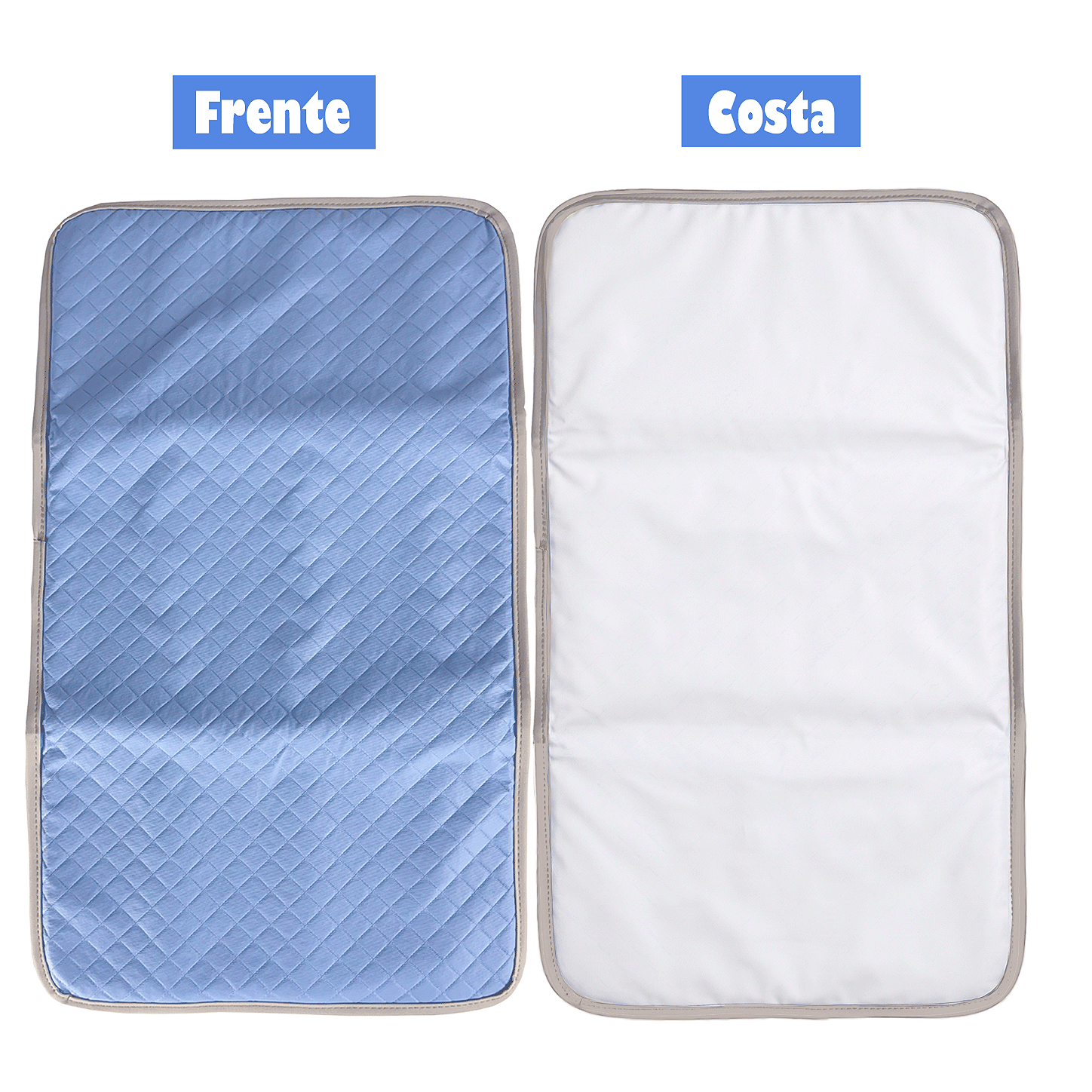Trocador Portatil Para Bebê Acolchoado impermeável Dobravél - Azul BB