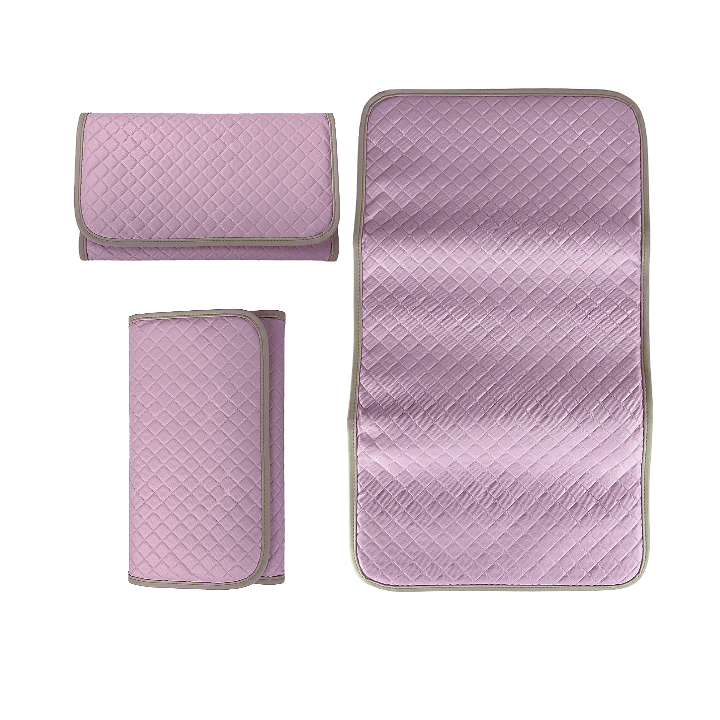 Trocador Portatil Para Bebê Acolchoado impermeável Dobravél - Rosa BB