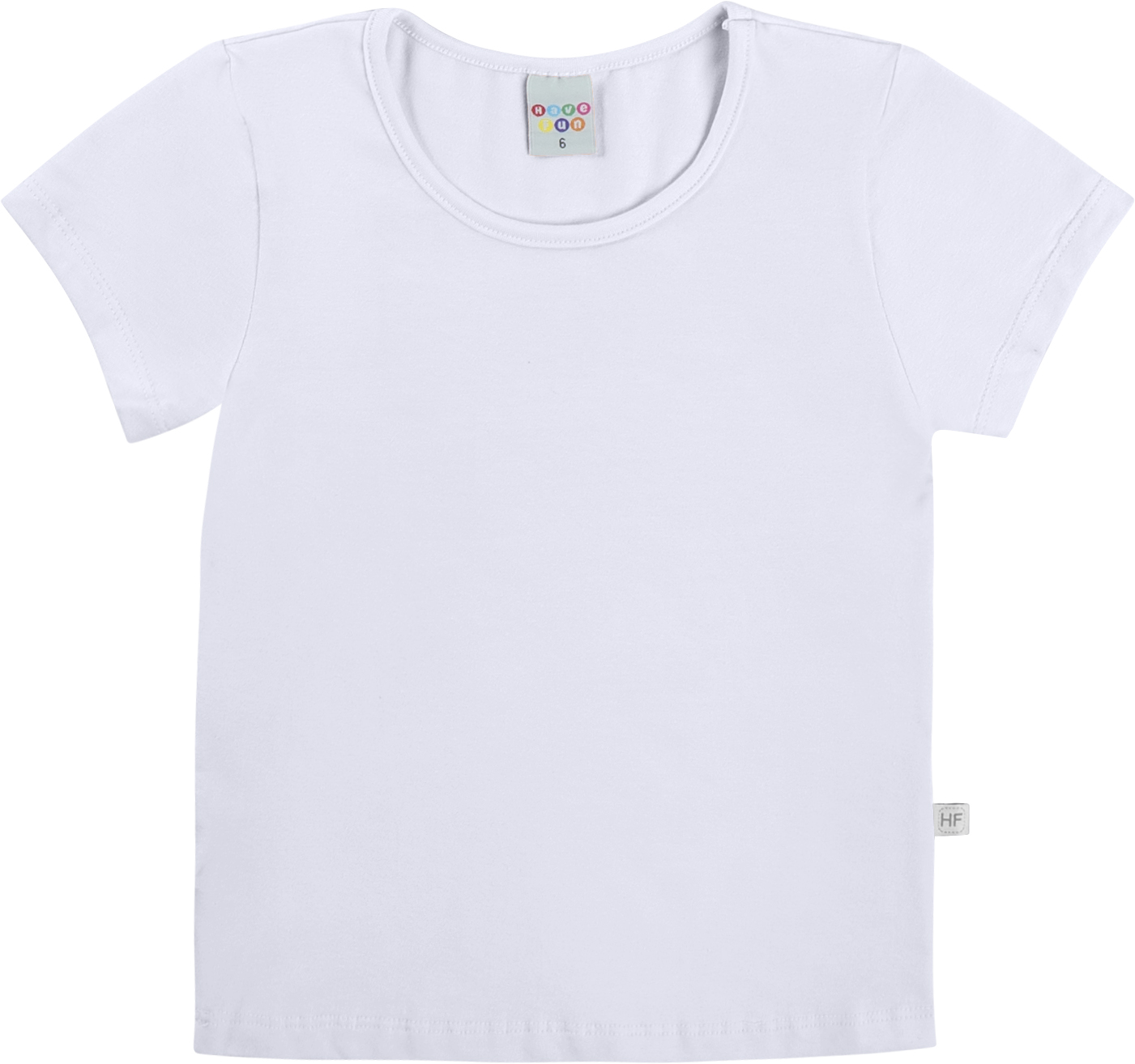 BLUSA HAVE FUN BASICA MANGA CURTA BRANCA 28271