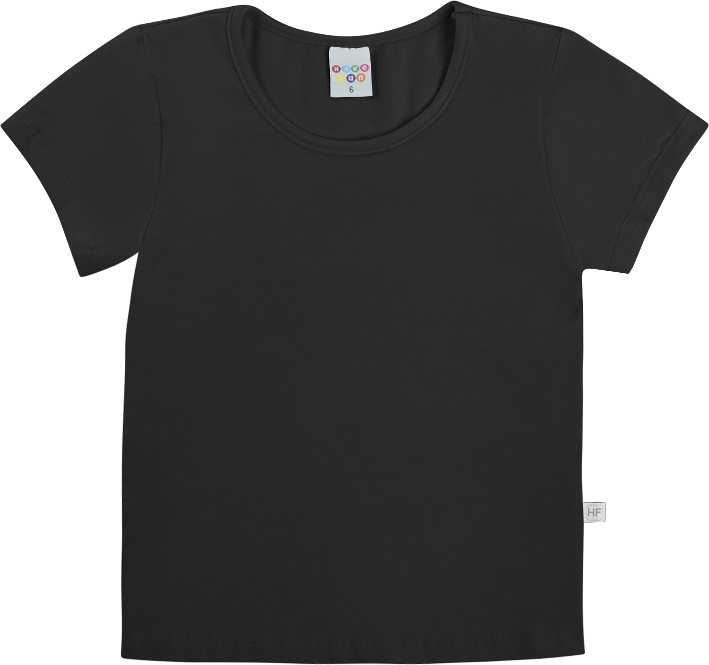 BLUSA HAVE FUN BASICA MANGA CURTA PRETA 28271