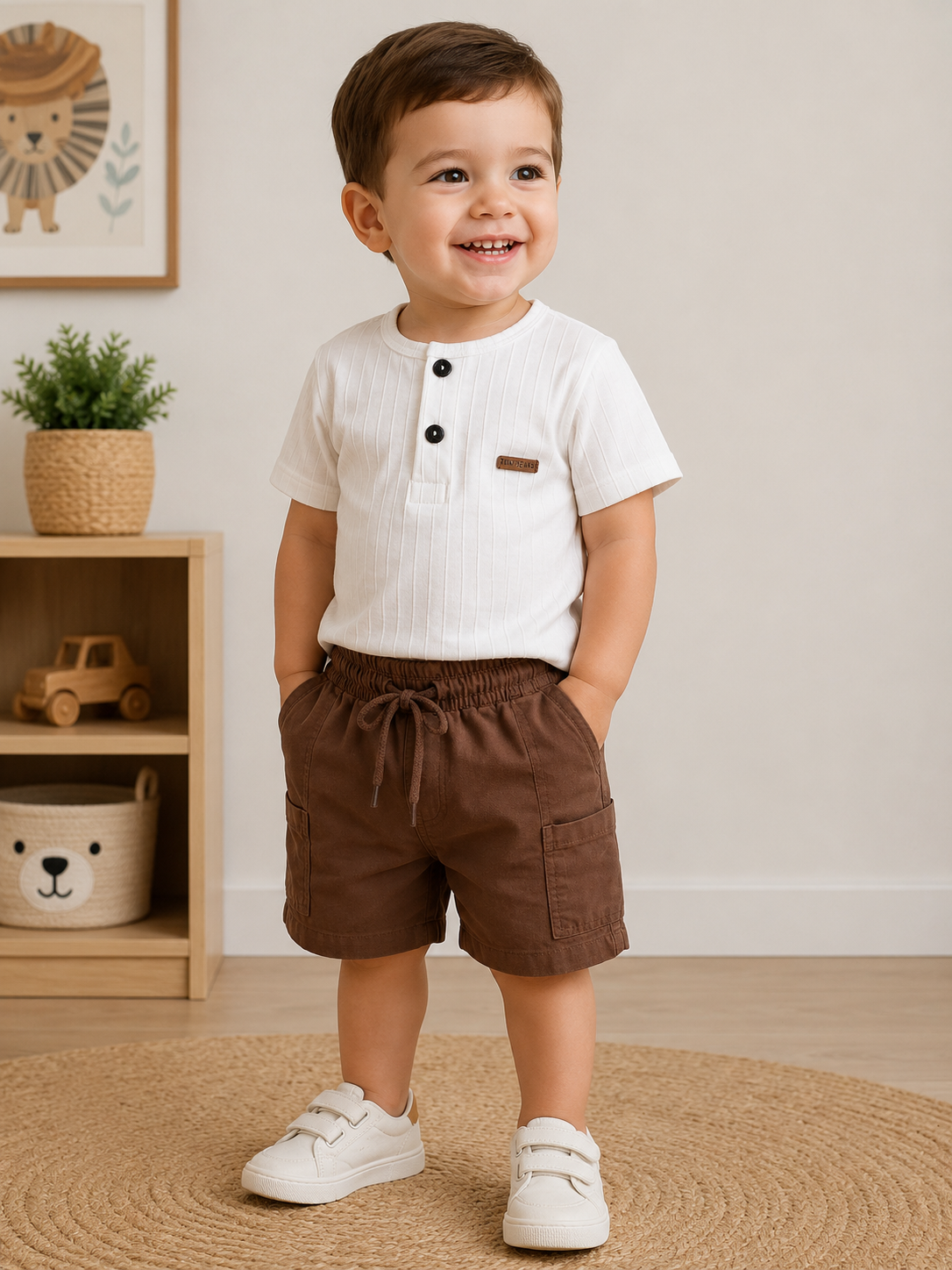 CONJUNTO HAVE FUN MALHA TEXTURIZADA/SARJA 30554
