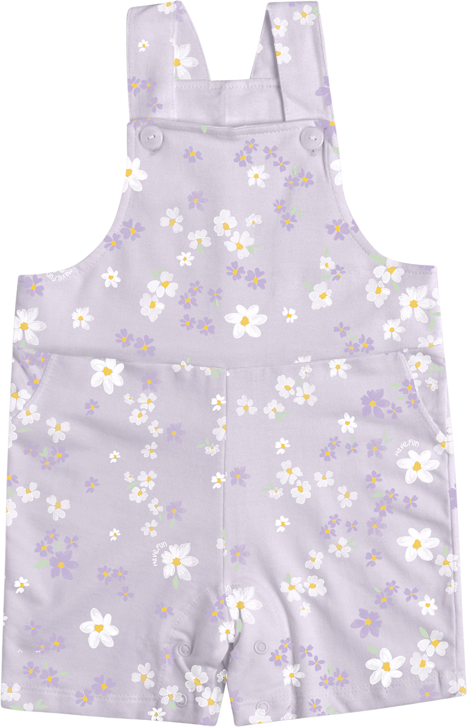 JARDINEIRA HAVE FUN ESTAMPADA LILAS MOLETIM 30631