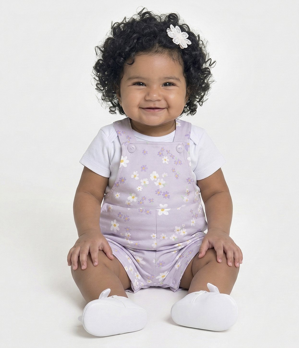 JARDINEIRA HAVE FUN ESTAMPADA LILAS MOLETIM 30631