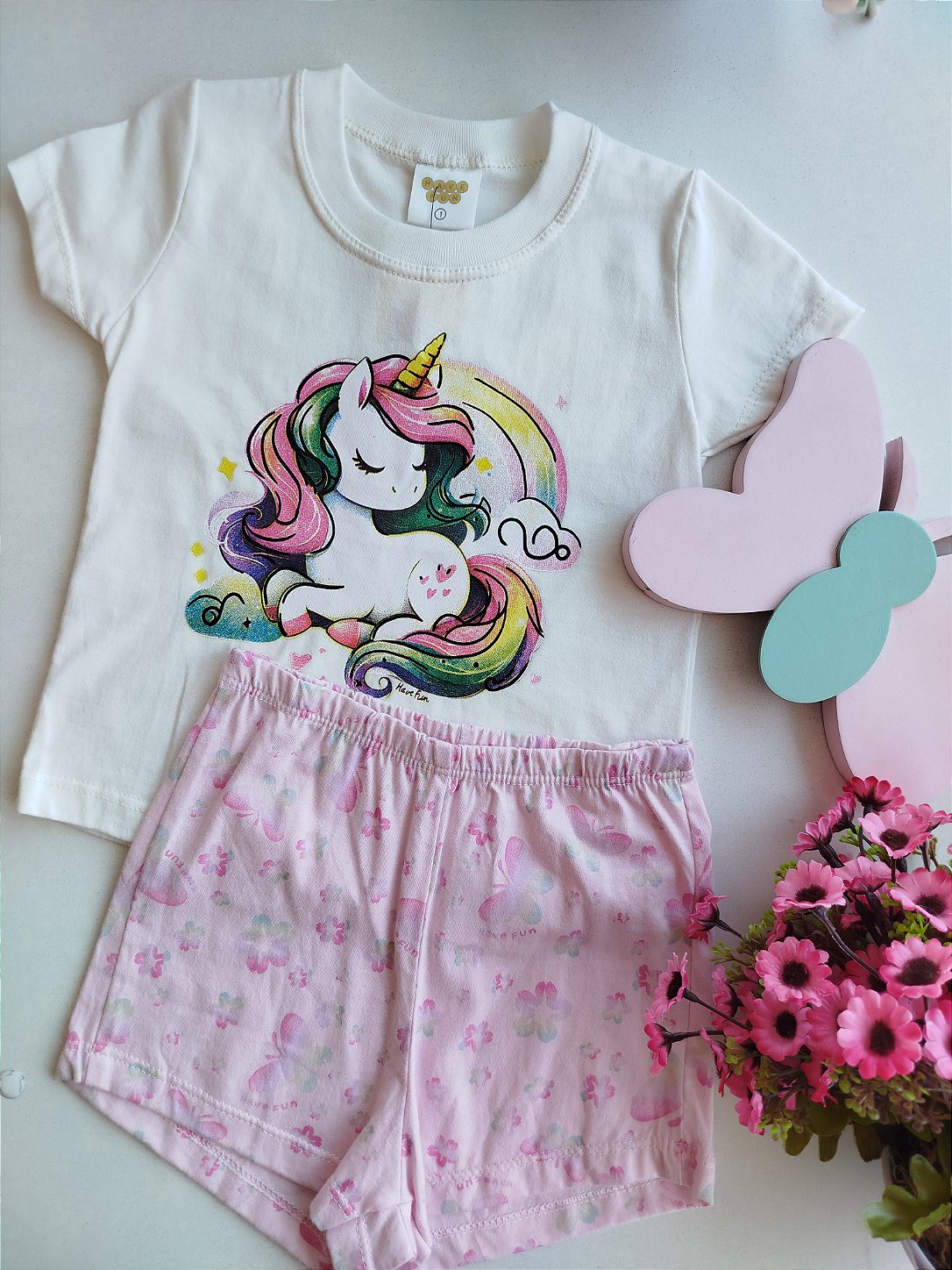 PIJAMA HAVE FUN RAINBOW UNICORN 29808