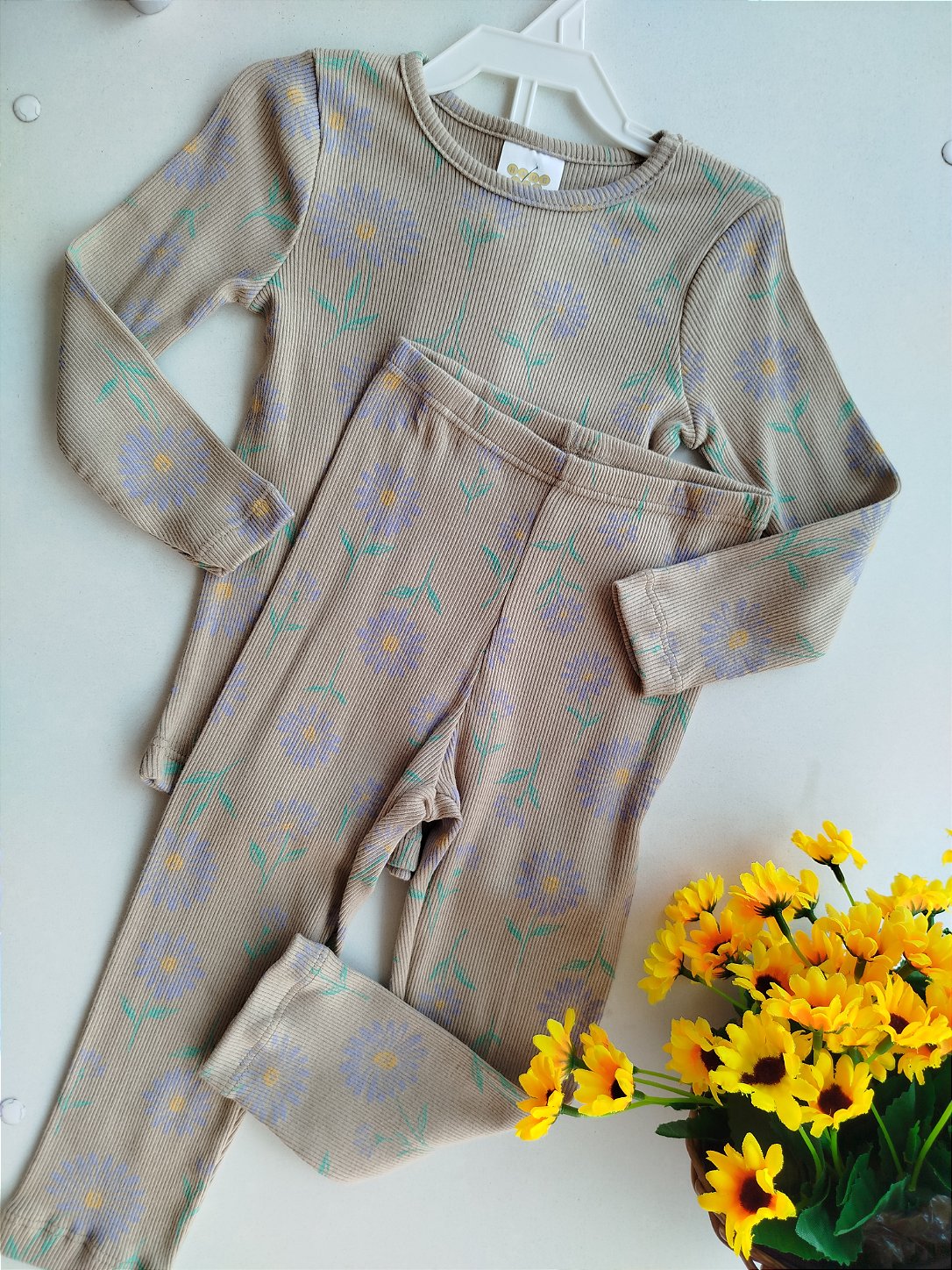 PIJAMA HAVE FUN FLORAL CANELADO 30375