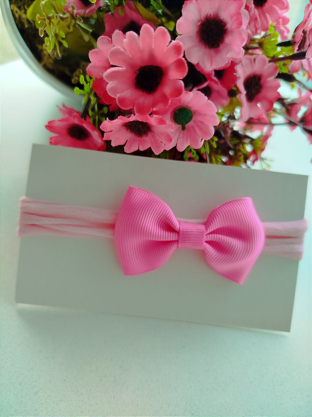FAIXA PARA BEBE LAÇO GRAVATINHA TAM. M