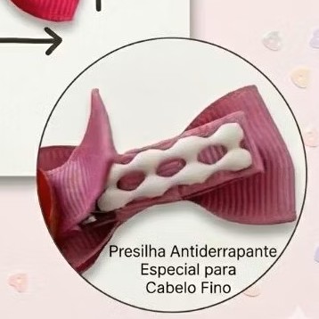 PAR DE LAÇOS NA PRESILHA PARA BEBE TAM. M