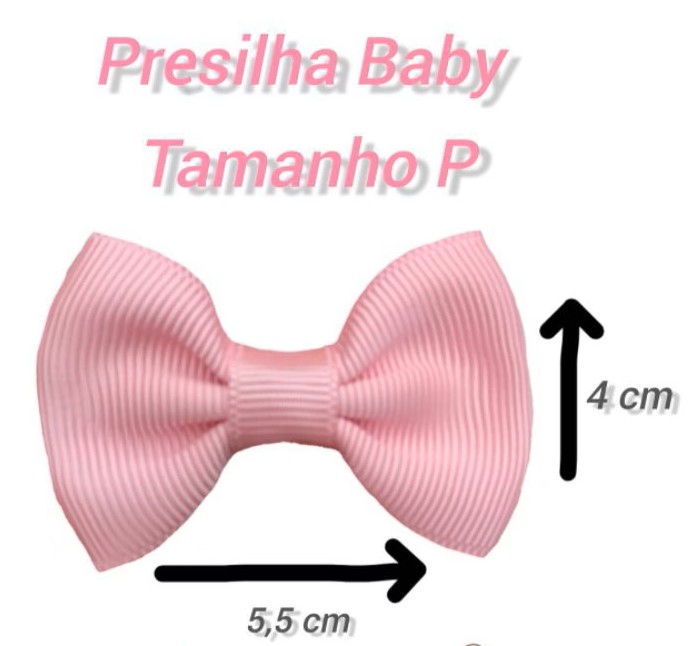 PAR DE LAÇOS NA PRESILHA PARA BEBE TAM. M