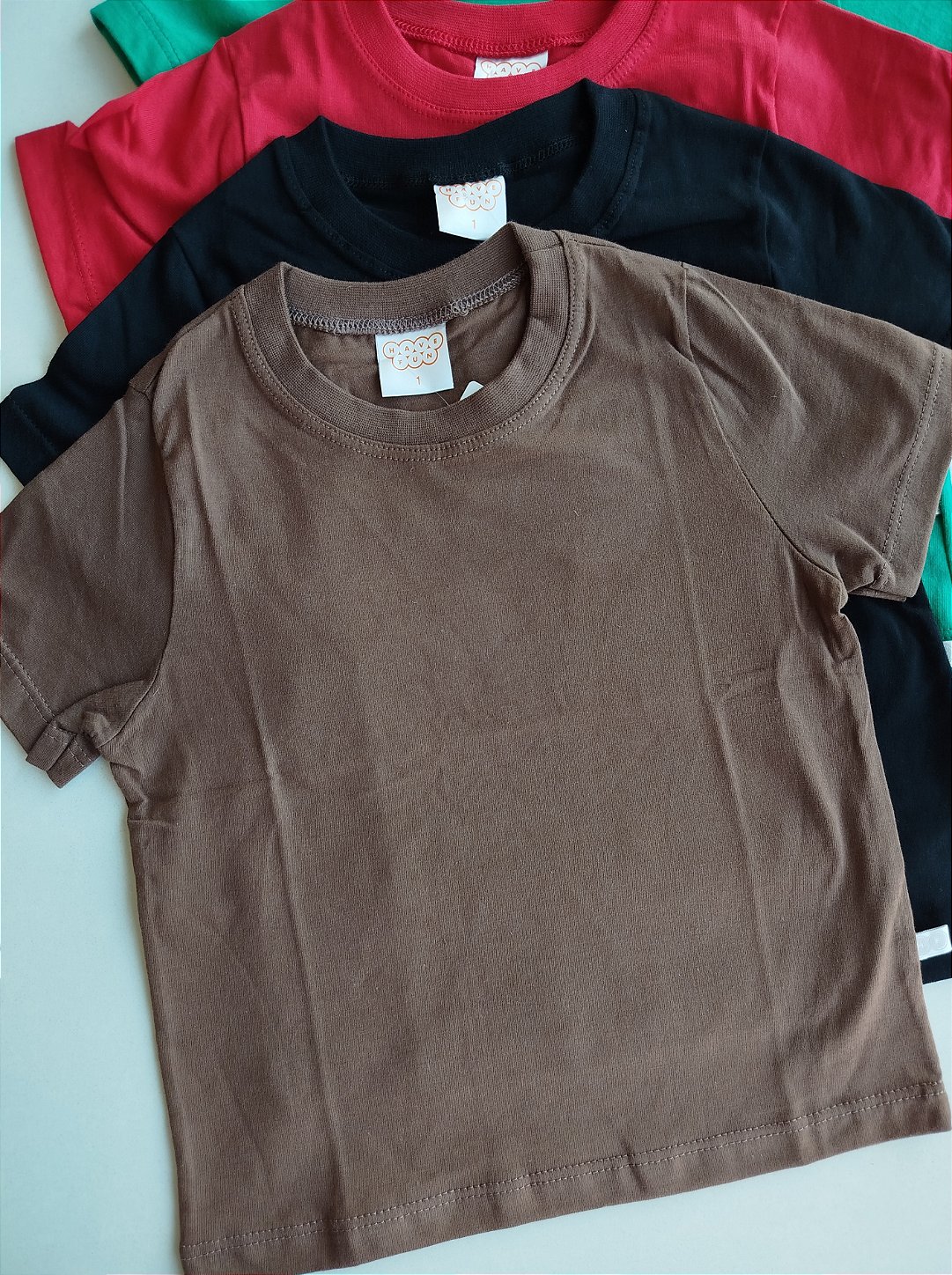 CAMISETA HAVE FUN BASICA MANGA CURTA UNISSEX MARROM 28276