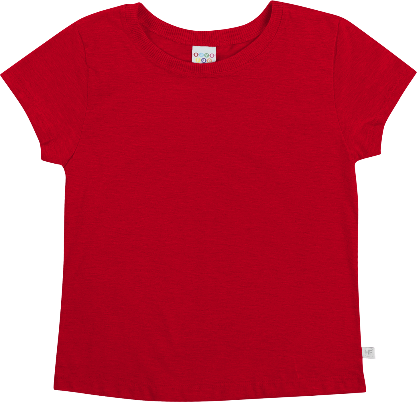 BLUSA HAVE FUN BABY LOOK BASICA VERMELHA 28269