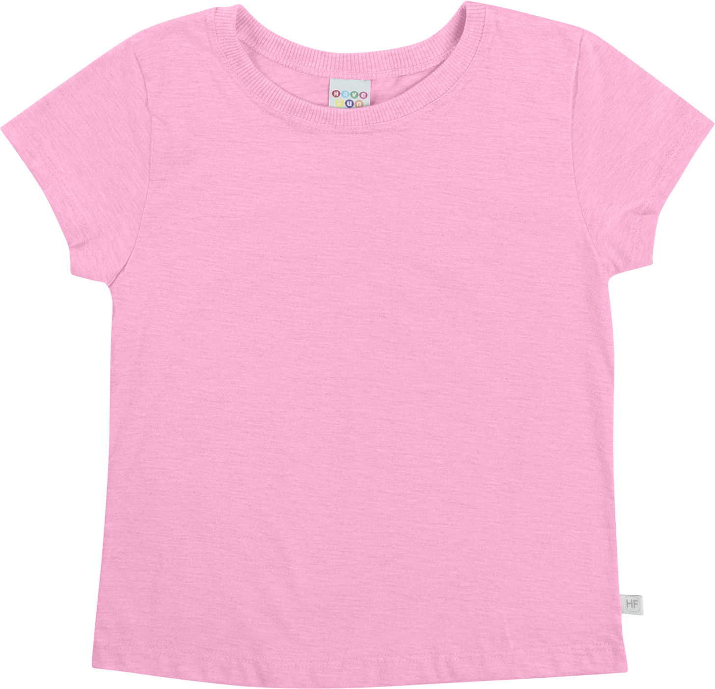 BLUSA HAVE FUN BABY LOOK BASICA ROSA CLARO 28269