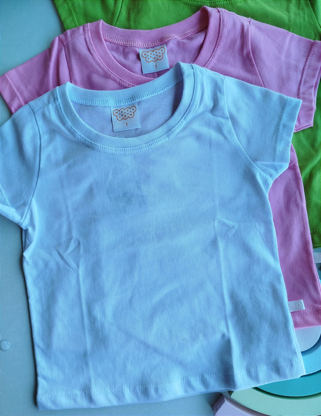 BLUSA HAVE FUN BABY LOOK BASICA BRANCA 28269