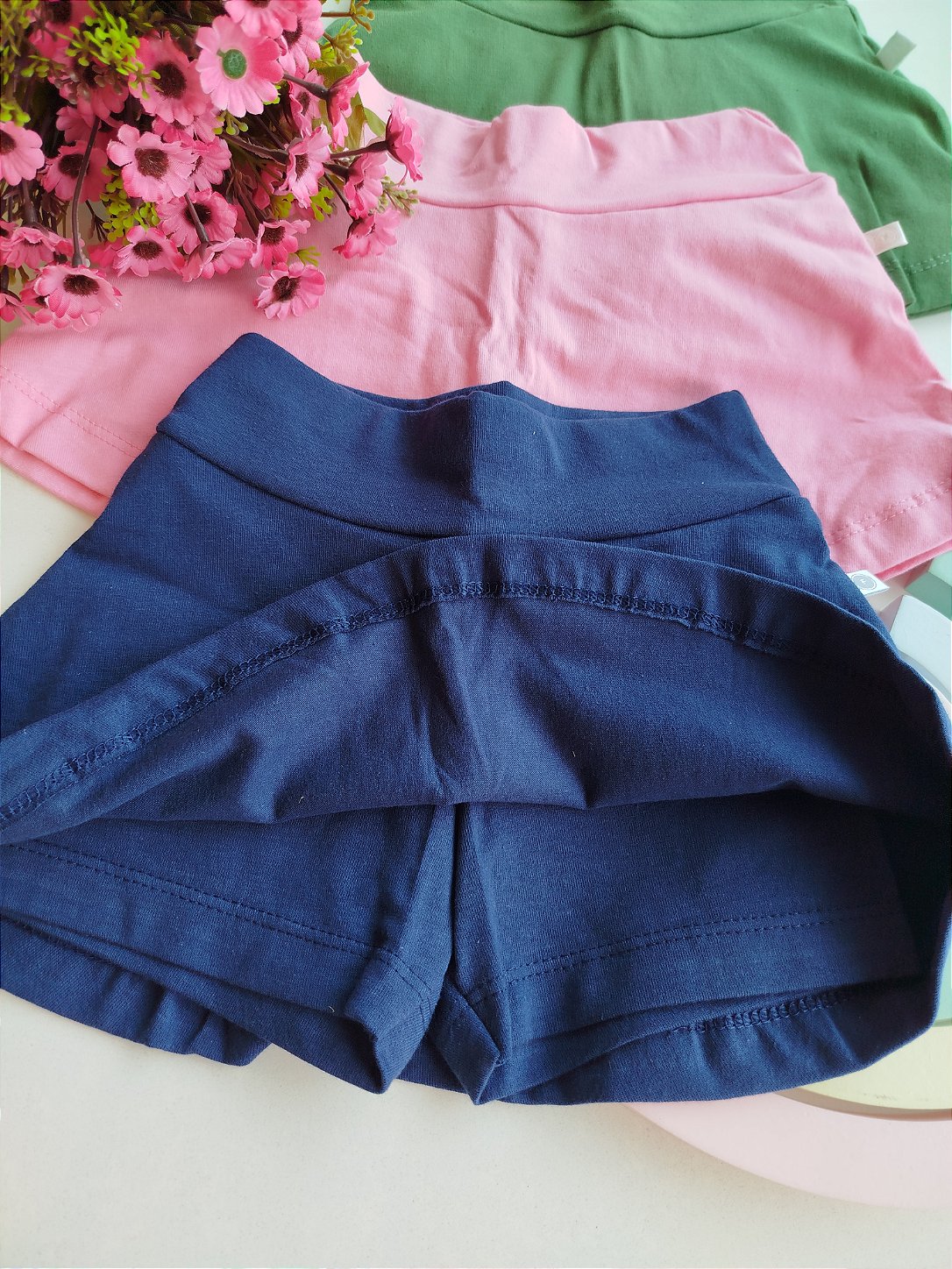 SAIA SHORTS HAVE FUN BASICA MARINHO 28267