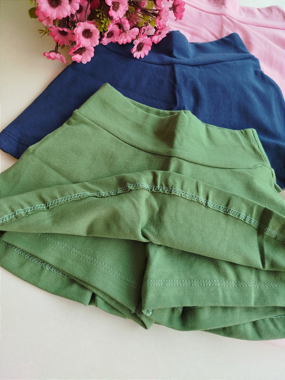 SAIA SHORTS HAVE FUN BASICA VERDE ASPARGO 28267