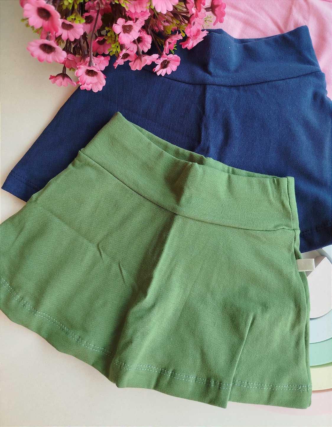 SAIA SHORTS HAVE FUN BASICA VERDE ASPARGO 28267