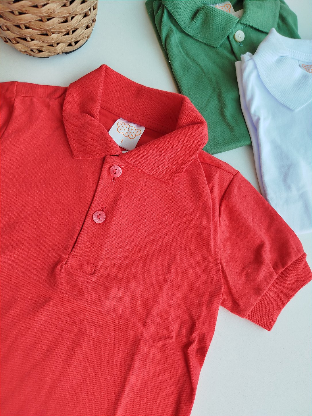 CAMISA POLO HAVE FUN BASICA VERMELHA 29880