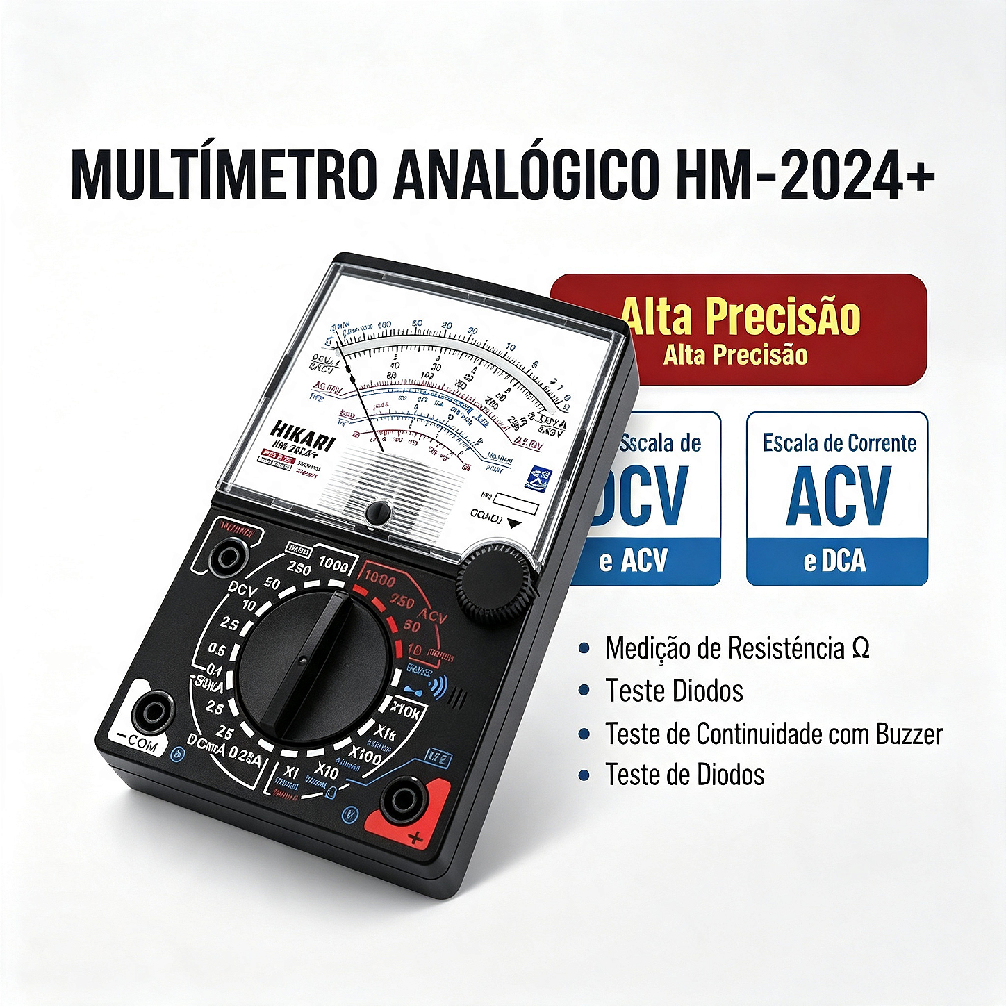 MULTIMETRO ANALOGICO HM-202A+