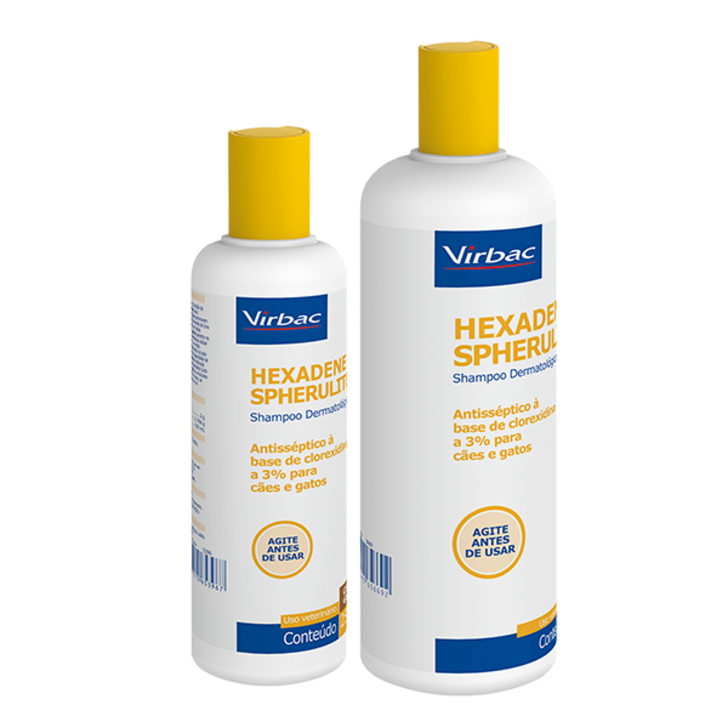 Shampoo Dermatológico Virbac Hexadene Spherulites para Cães e Gatos