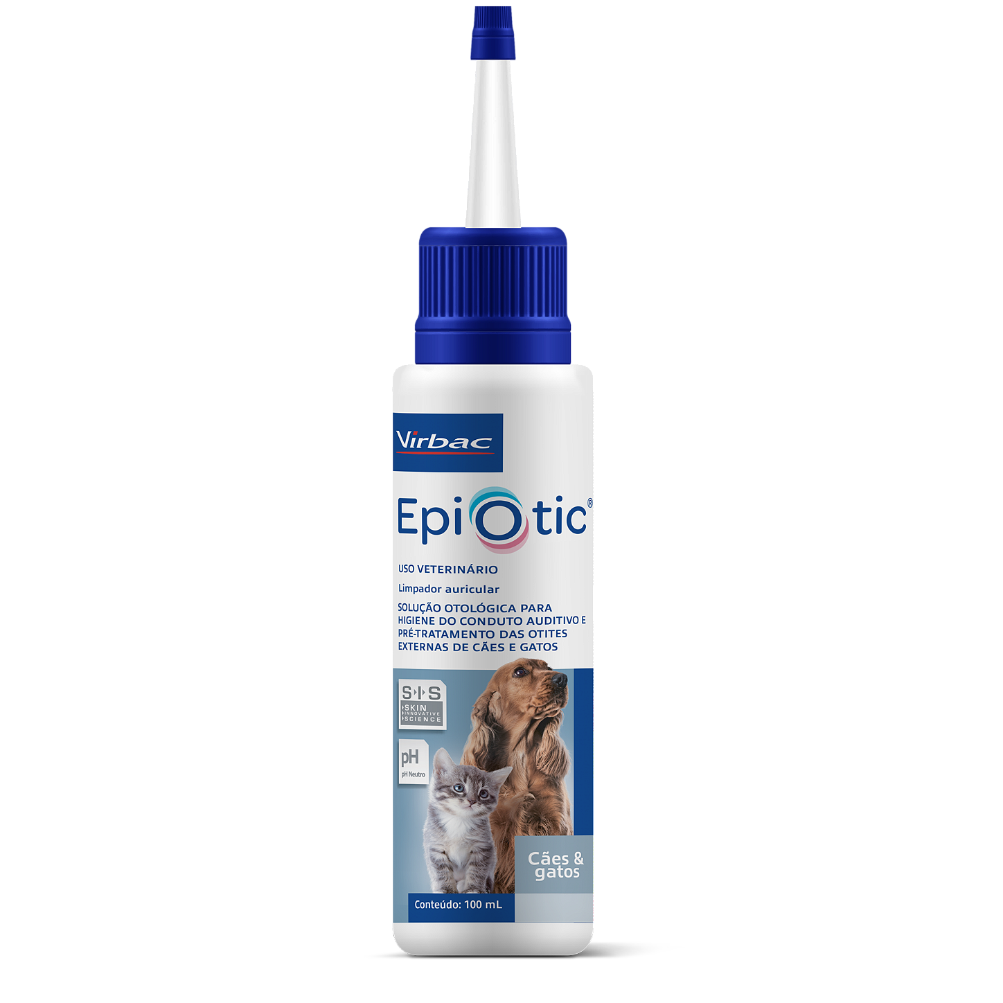 Loção Limpa Orelha Virbac Epiotic Spherulites - 100 mL