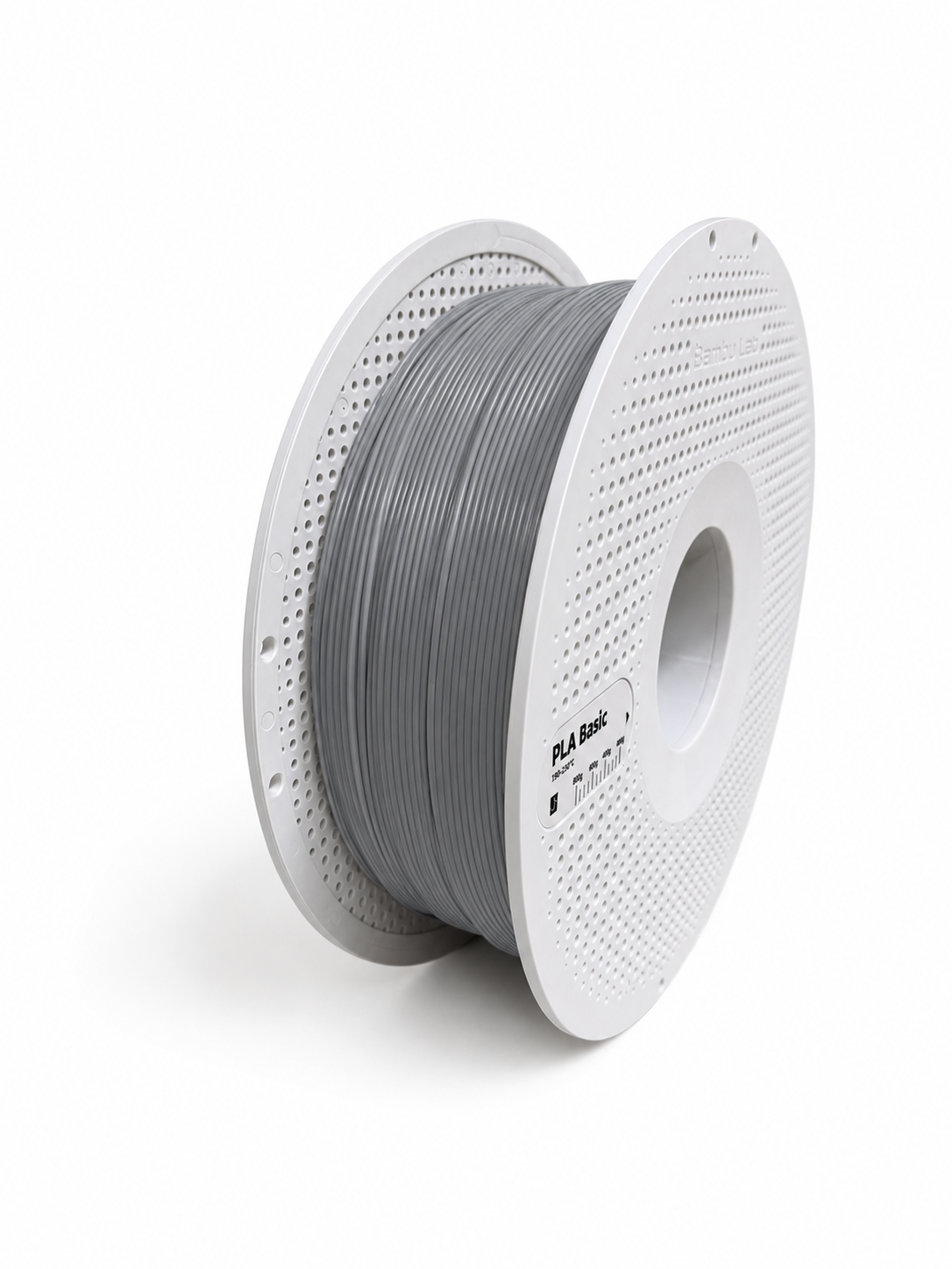 FILAMENTO BAMBU LAB PLA BASIC 1KG CINZA