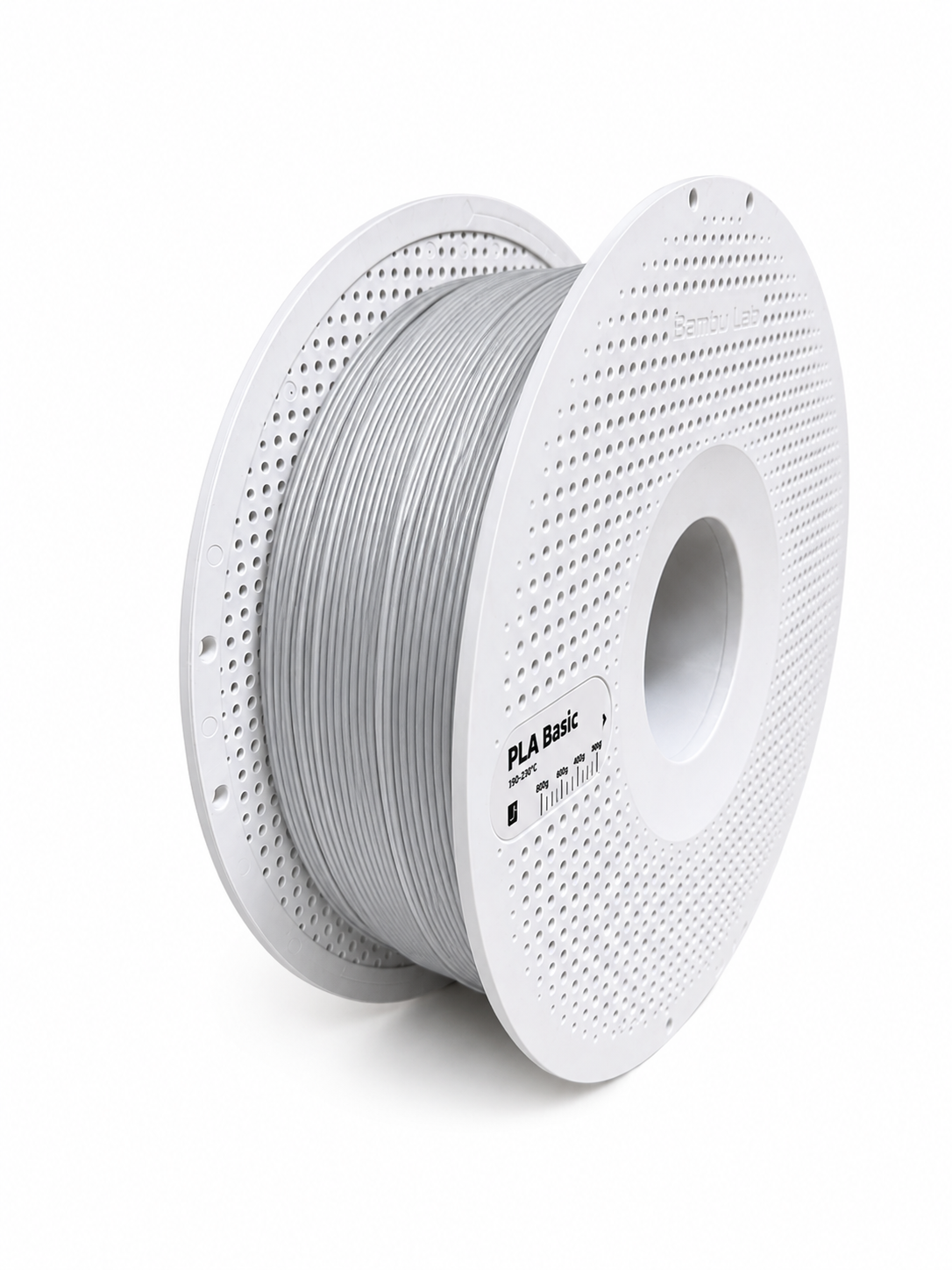 FILAMENTO BAMBU LAB PLA BASIC 1KG PRATEADO