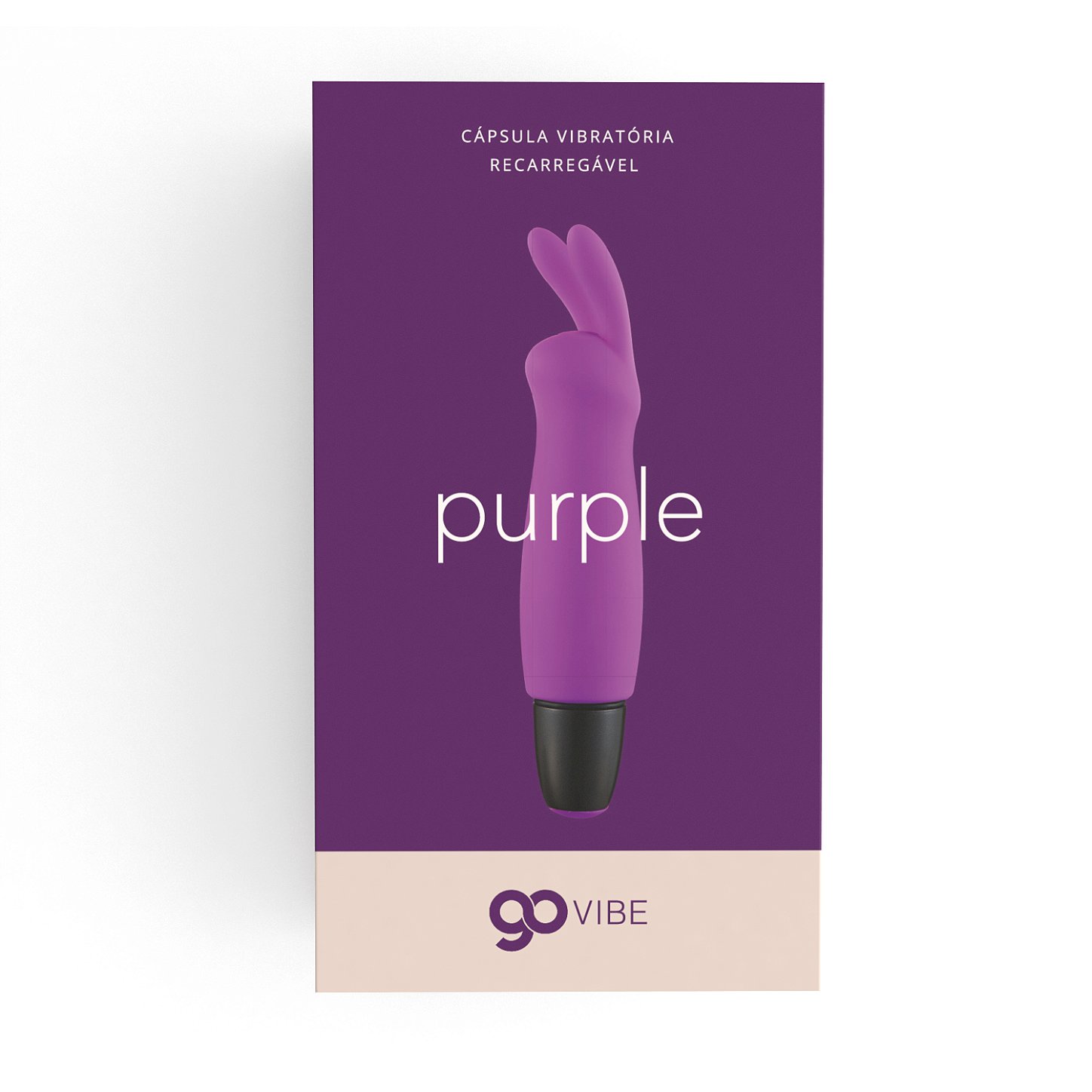 Cápsula Vibratória Mult. Recarregável Go Vibe Purple