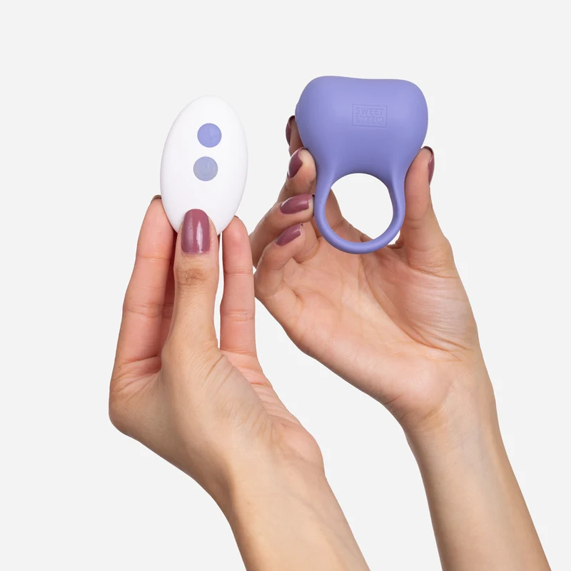 Anel Vibratório com controle Recarregável Sweet Vibe Fofinho