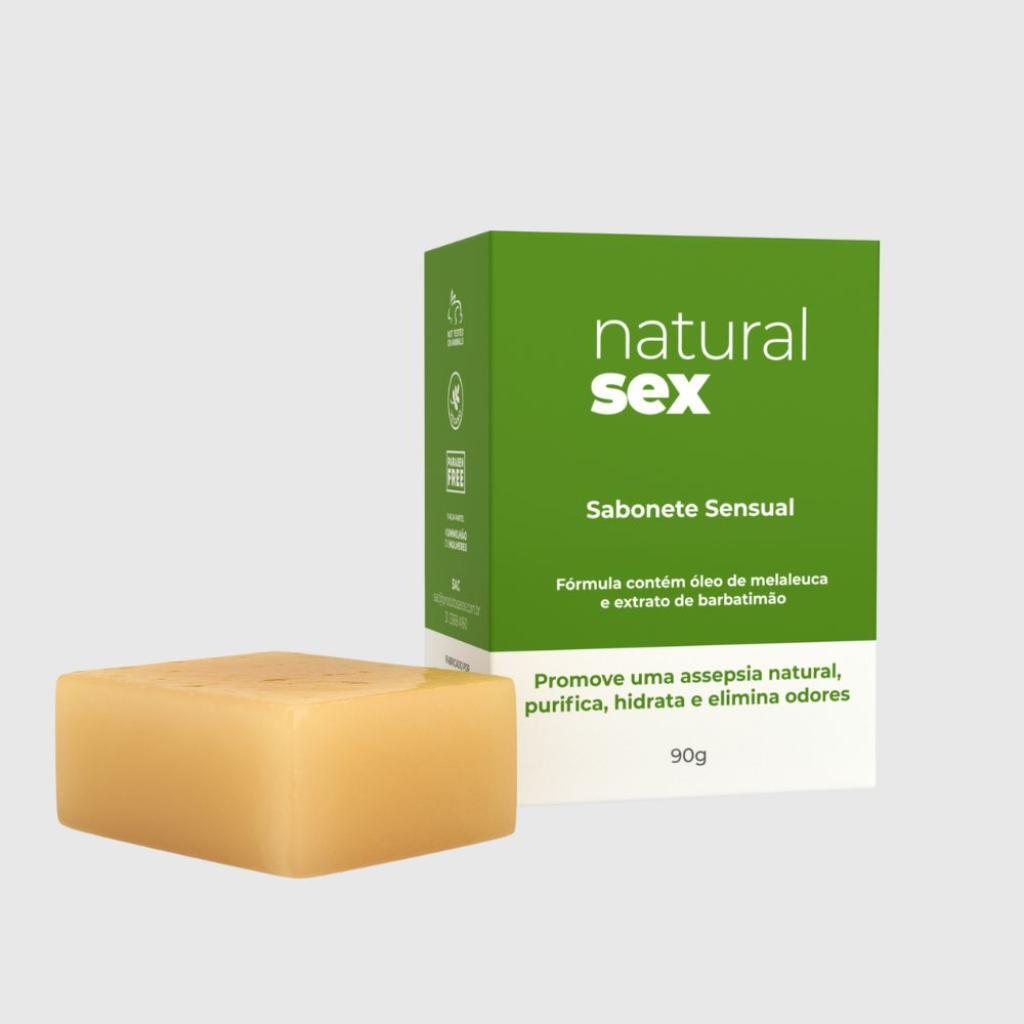 Sabonete Íntimo em Barra Natural Sex