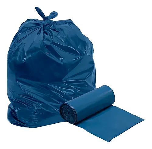 Saco para Lixo 30 Litros Azul Rolo C/50 | Orleplast