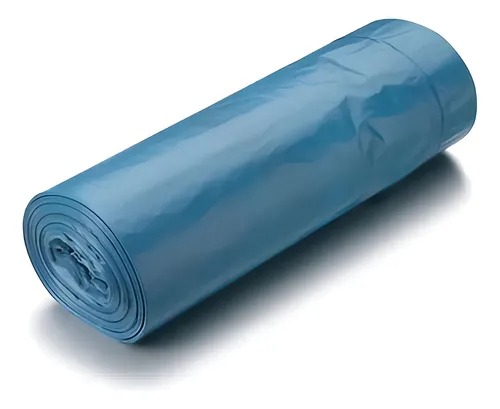 Saco para Lixo 30 Litros Azul Rolo C/50 | Orleplast